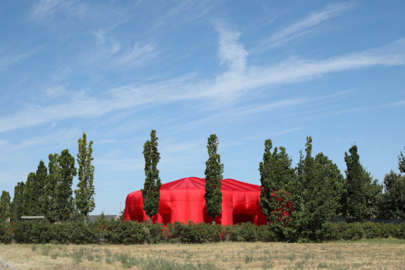 Area espositiva del pomodoro Riccio a Rivalta